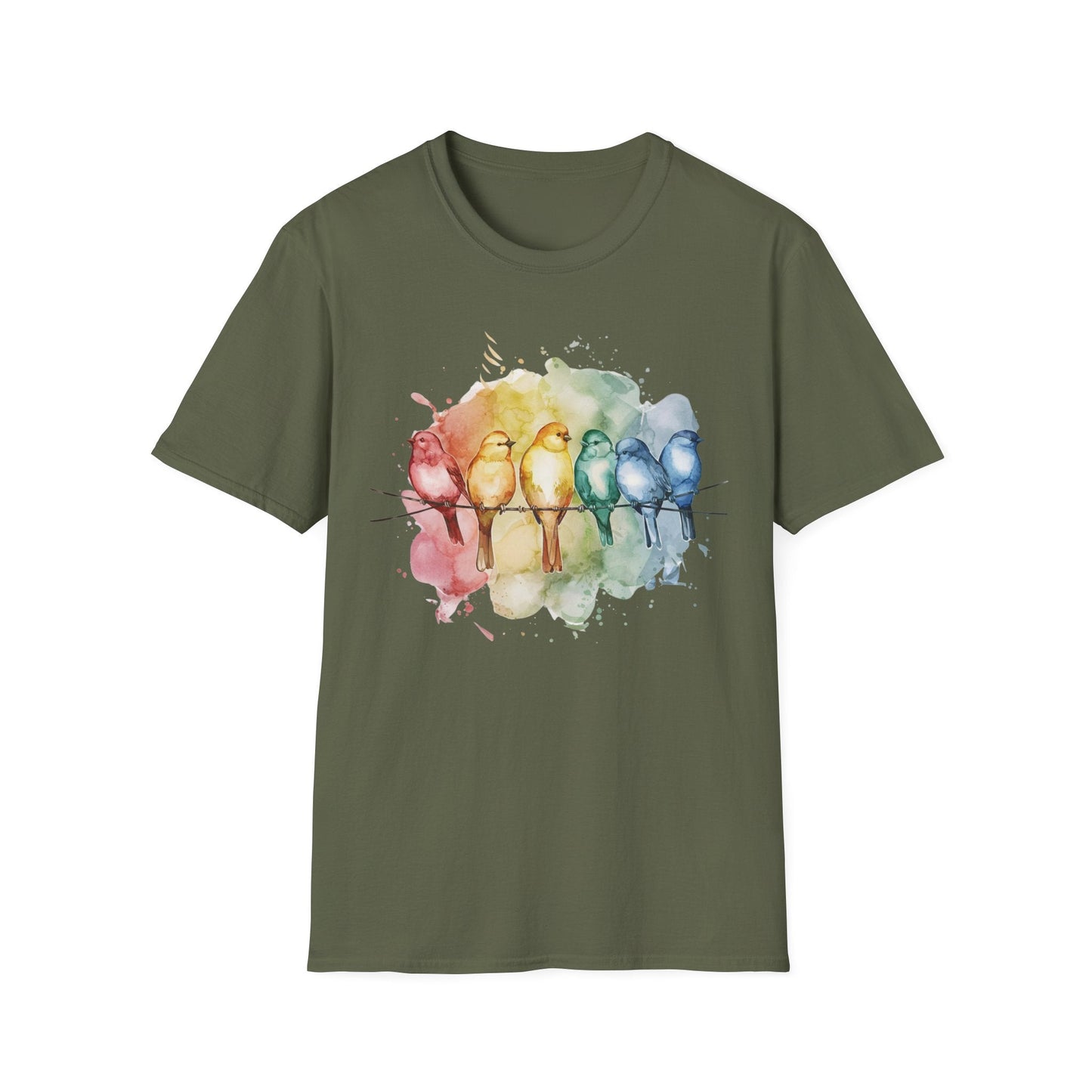 Watercolor Birds T-Shirt