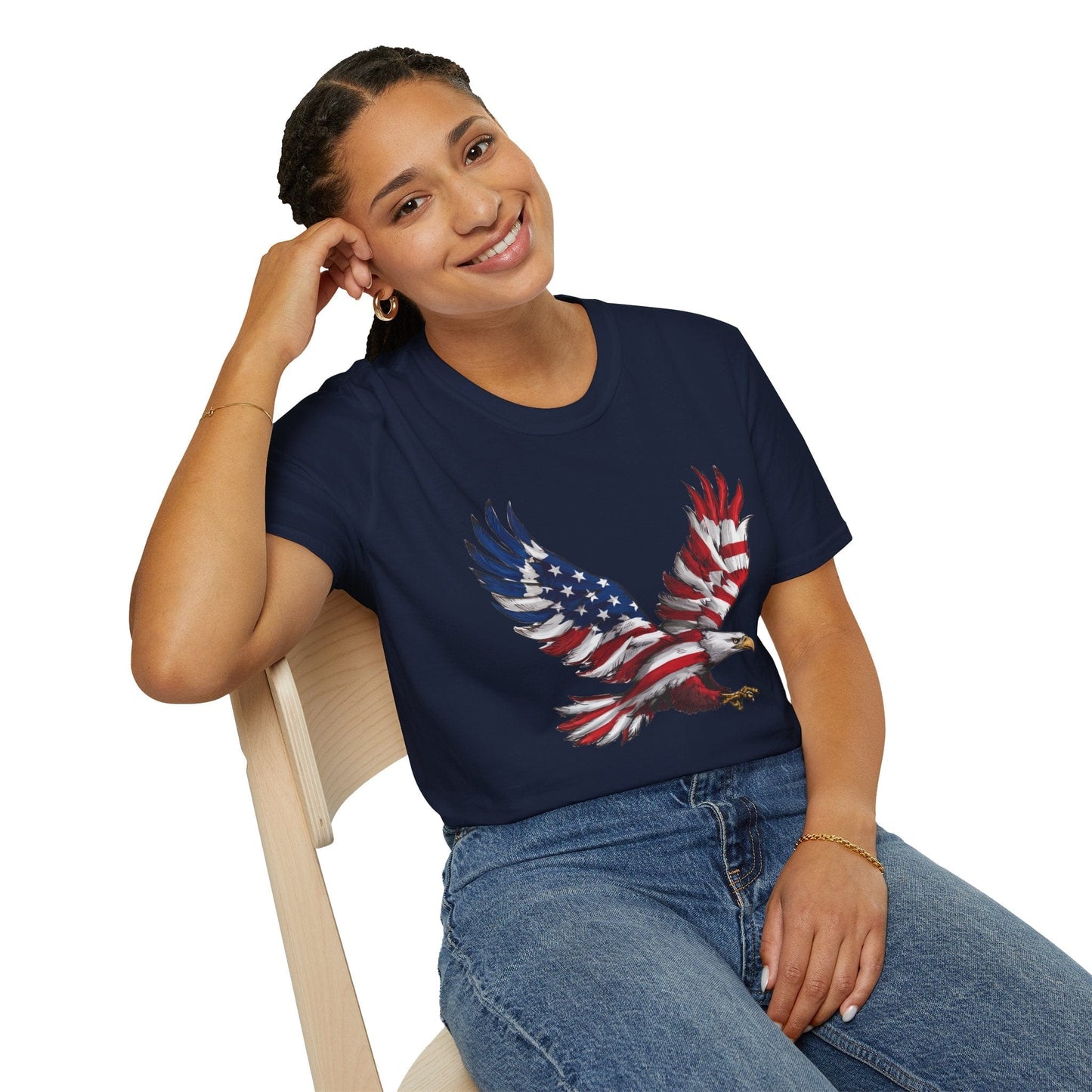 Patriotic Soaring Eagle T-Shirt