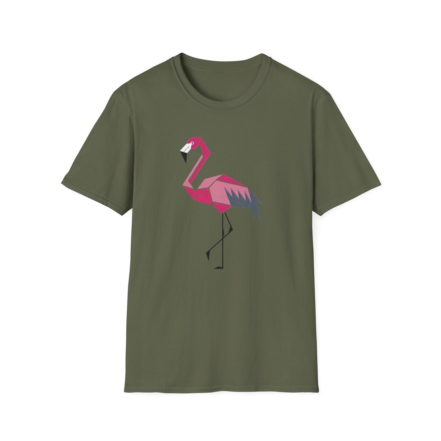 Geometric Flamingo T-Shirt
