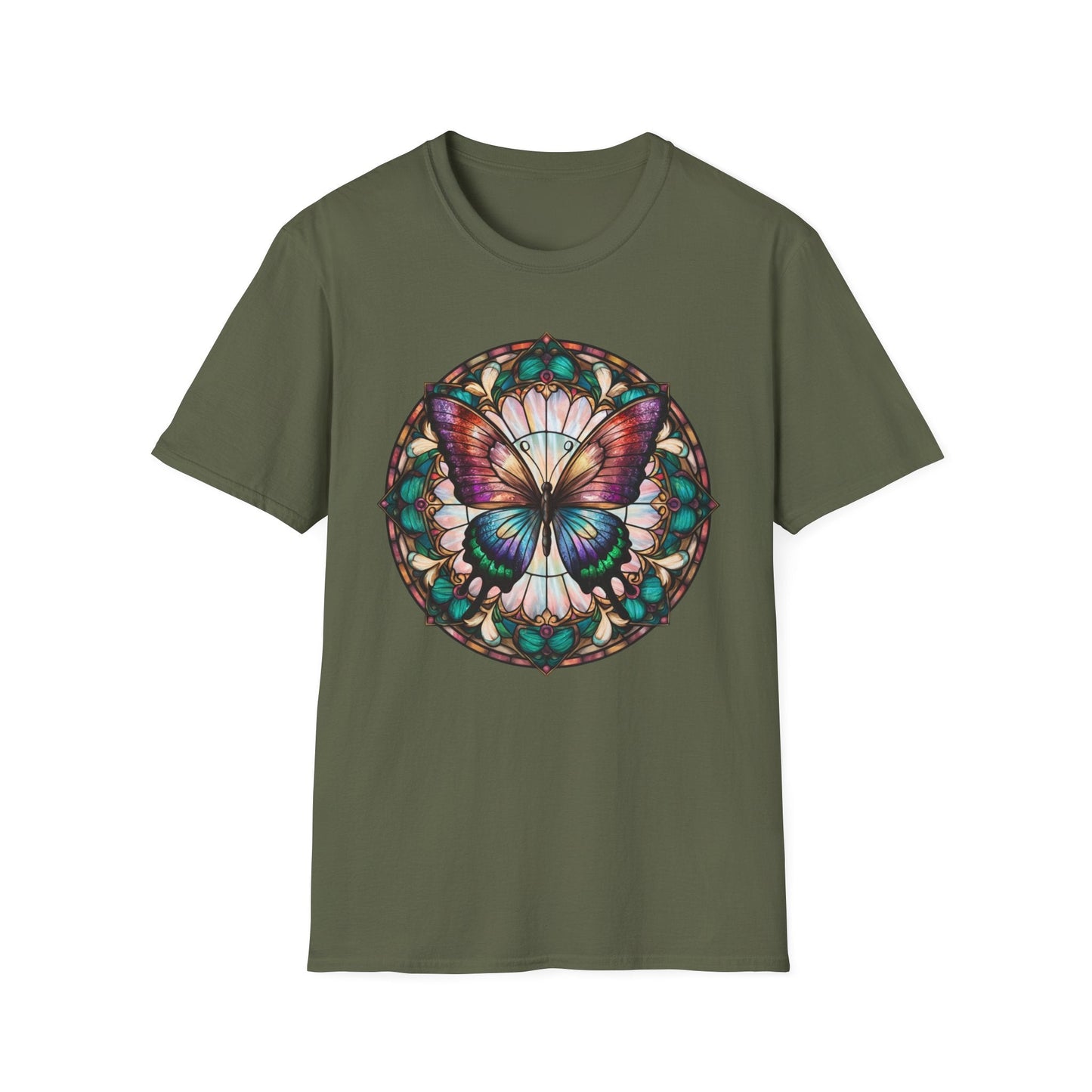 Radiant Glass Butterfly T-Shirt