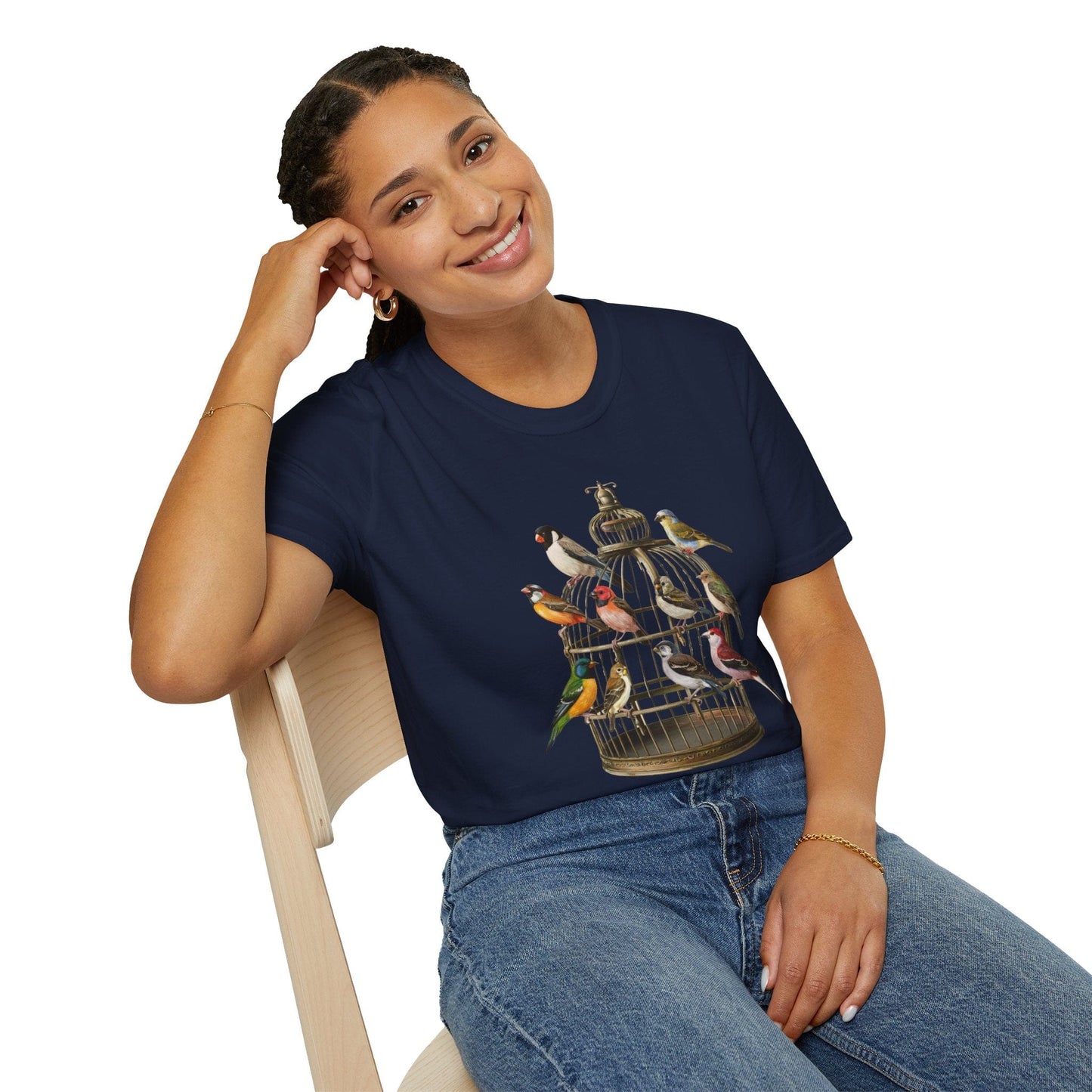 Vintage Bird Cage T-Shirt