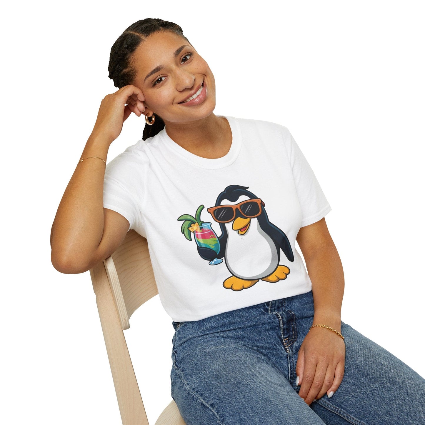 Tropical Penguin T-Shirt