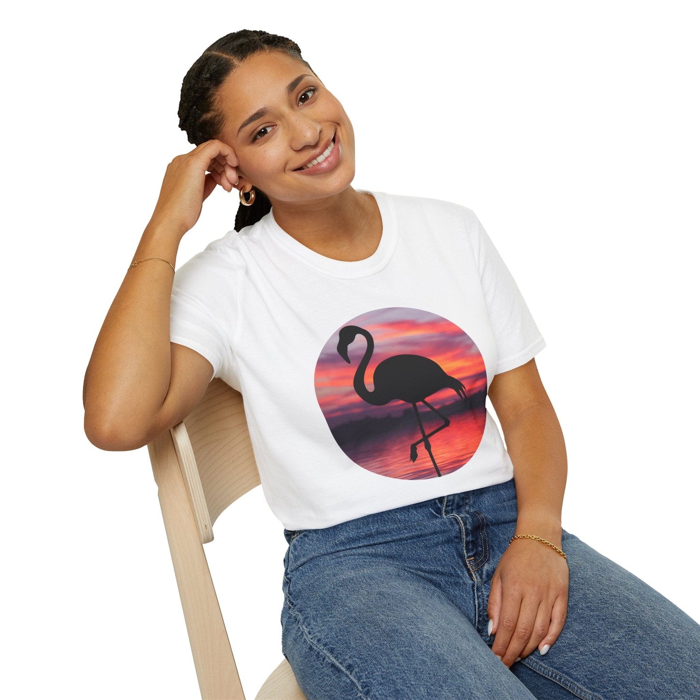 Sunset Flamingo T-Shirt