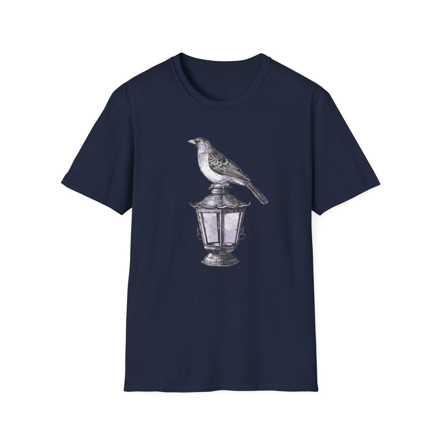 Vintage Lantern Bird T-Shirt