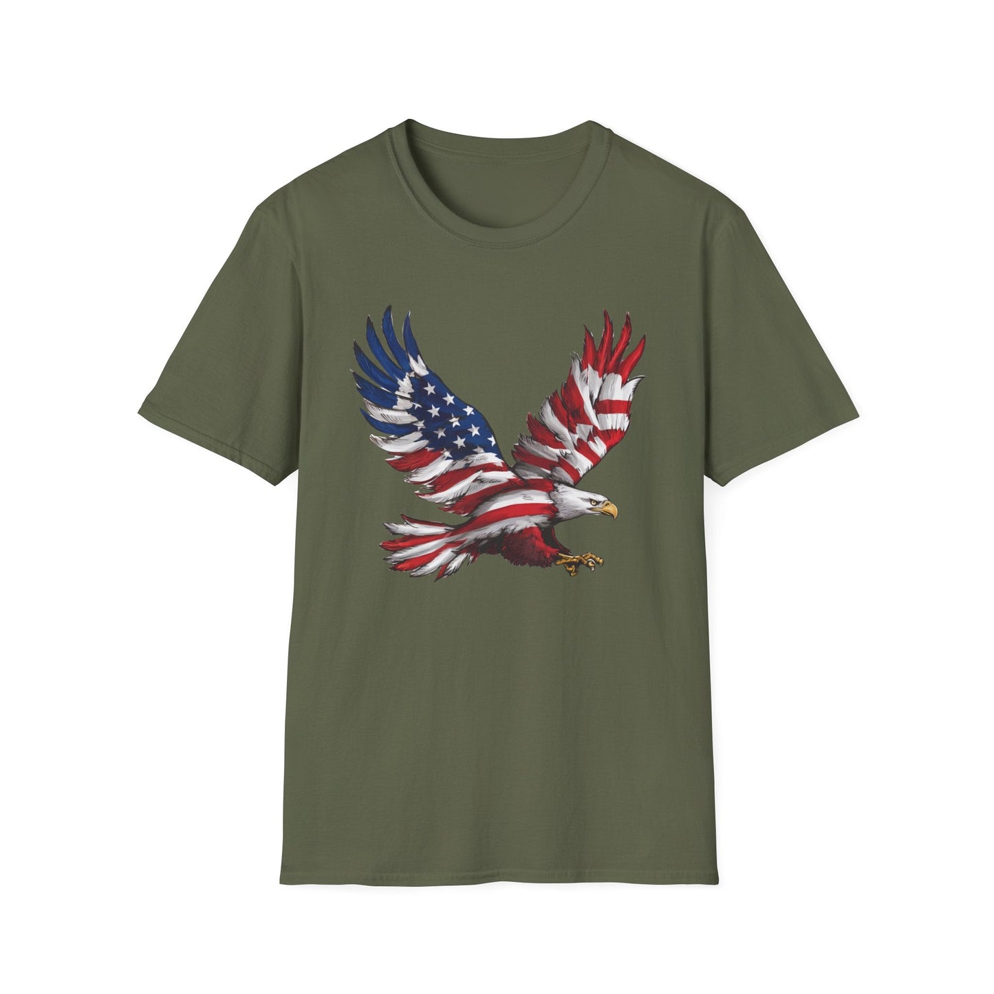 Patriotic Soaring Eagle T-Shirt