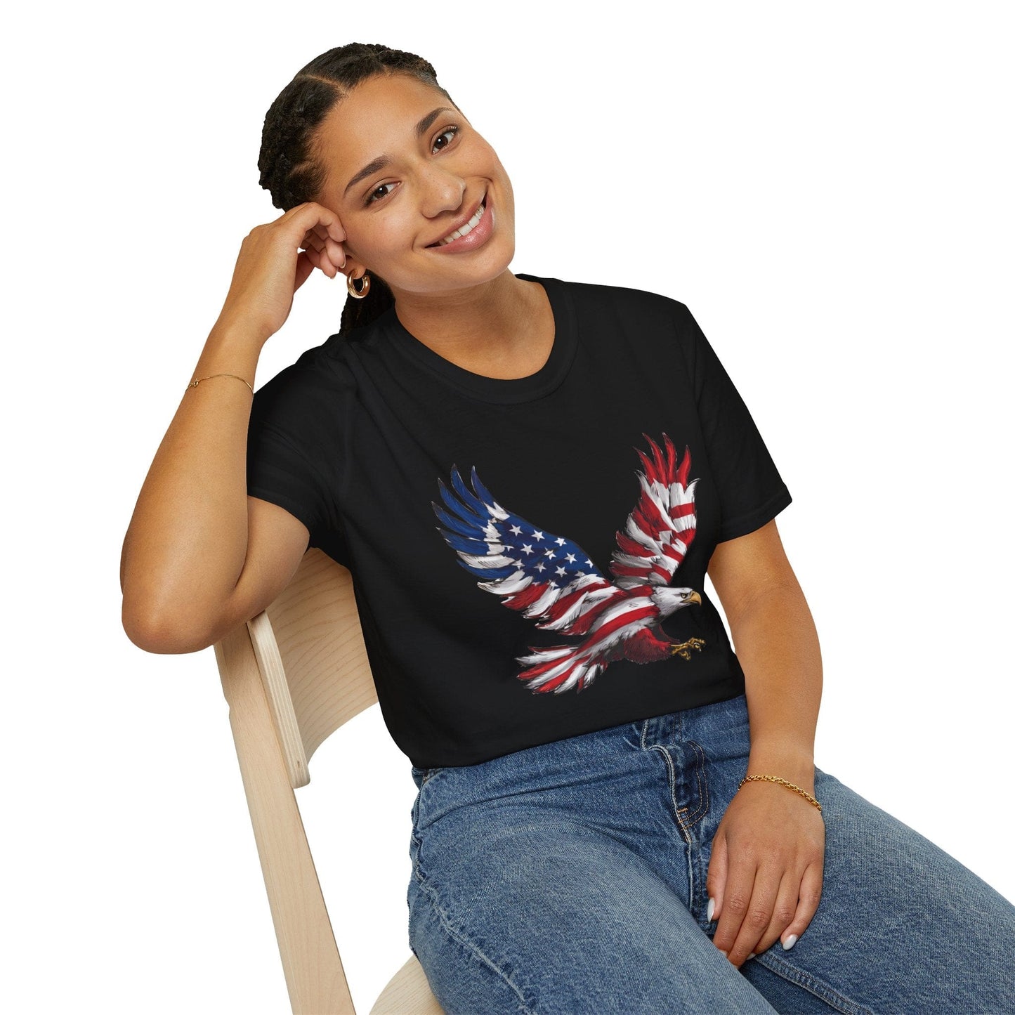 Patriotic Soaring Eagle T-Shirt