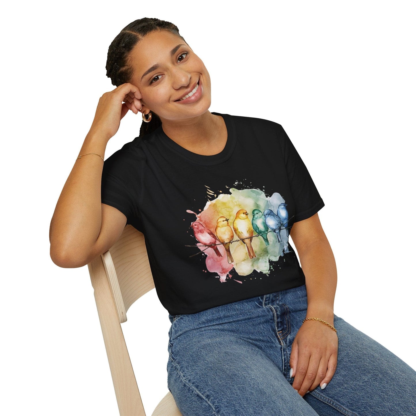 Watercolor Birds T-Shirt