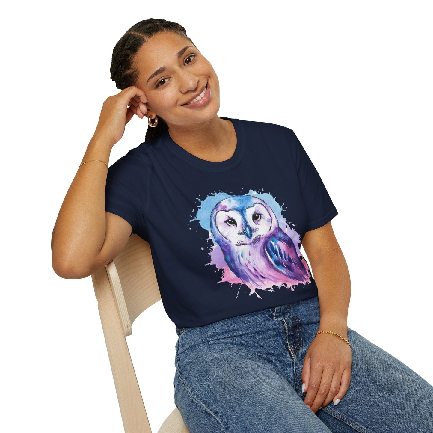 Watercolor Owl T-Shirt