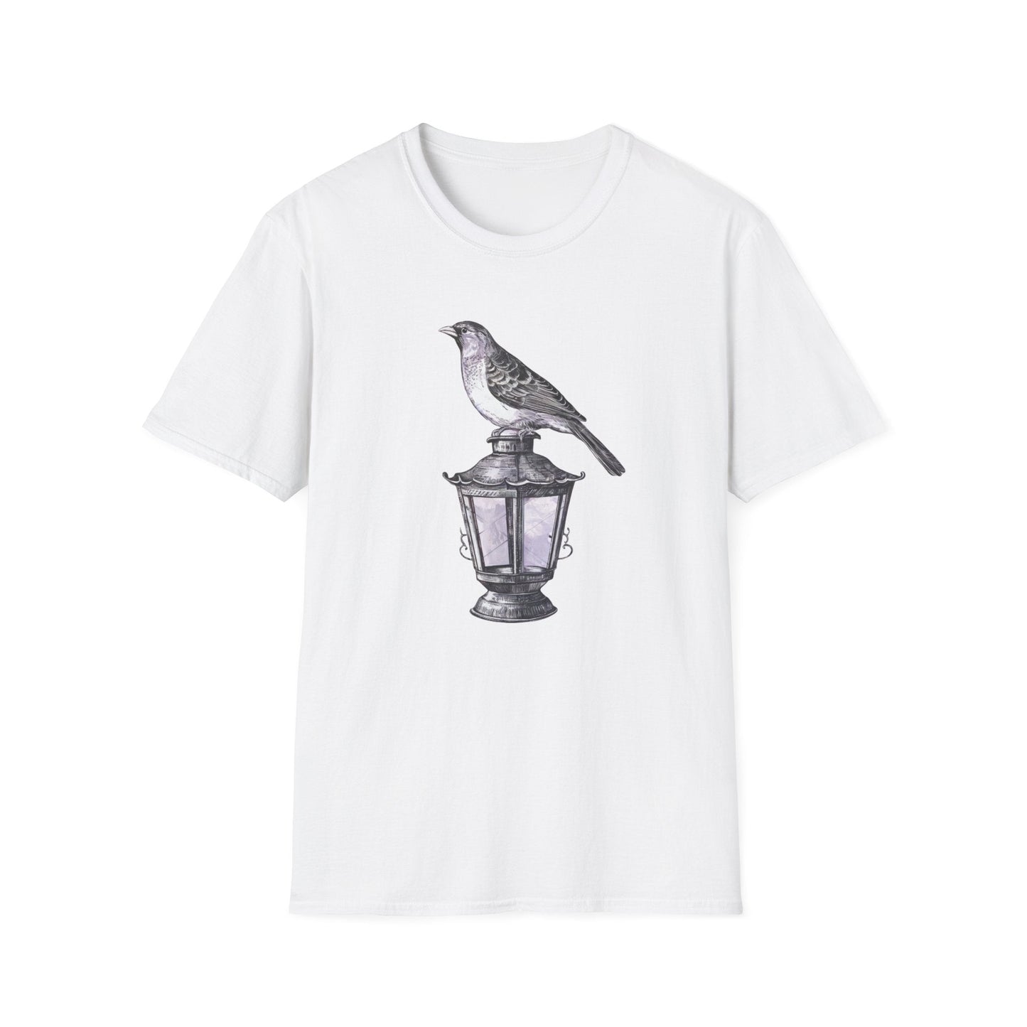 Vintage Lantern Bird T-Shirt