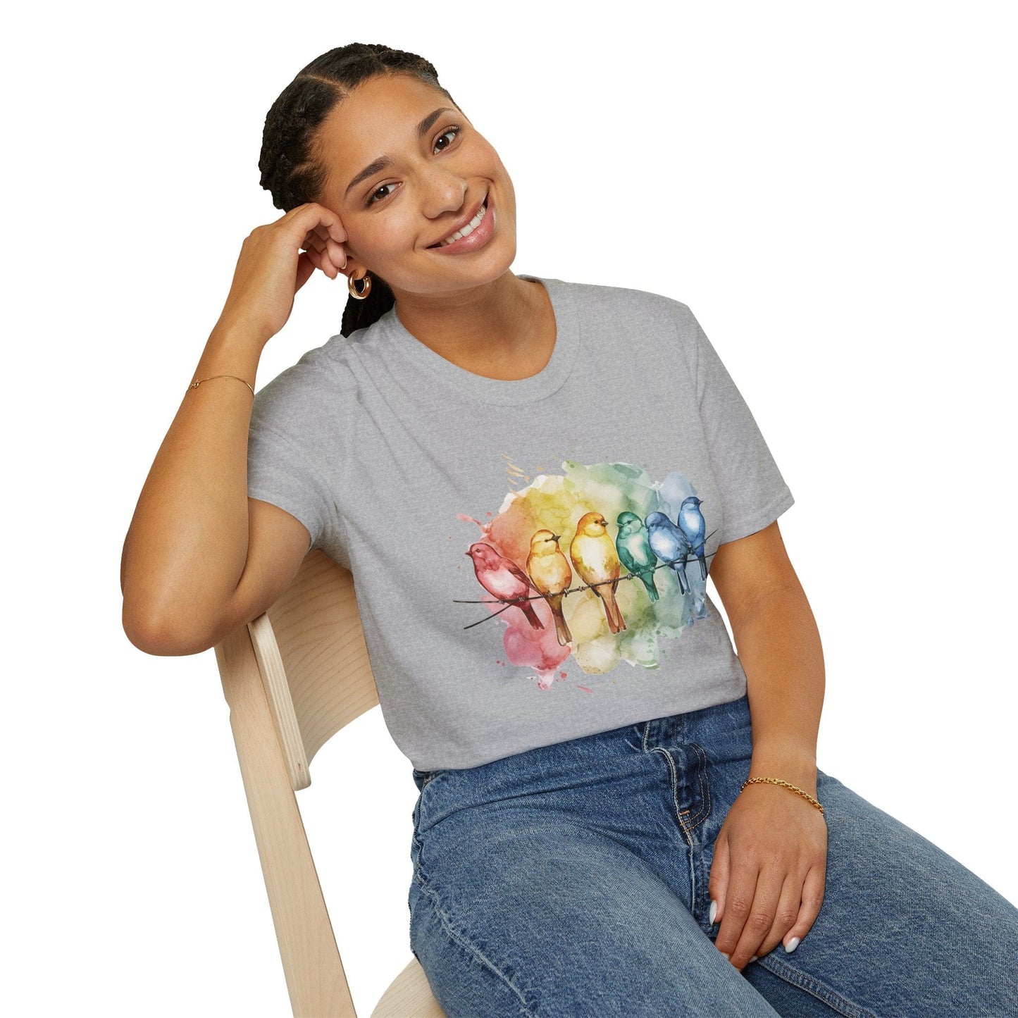 Watercolor Birds T-Shirt
