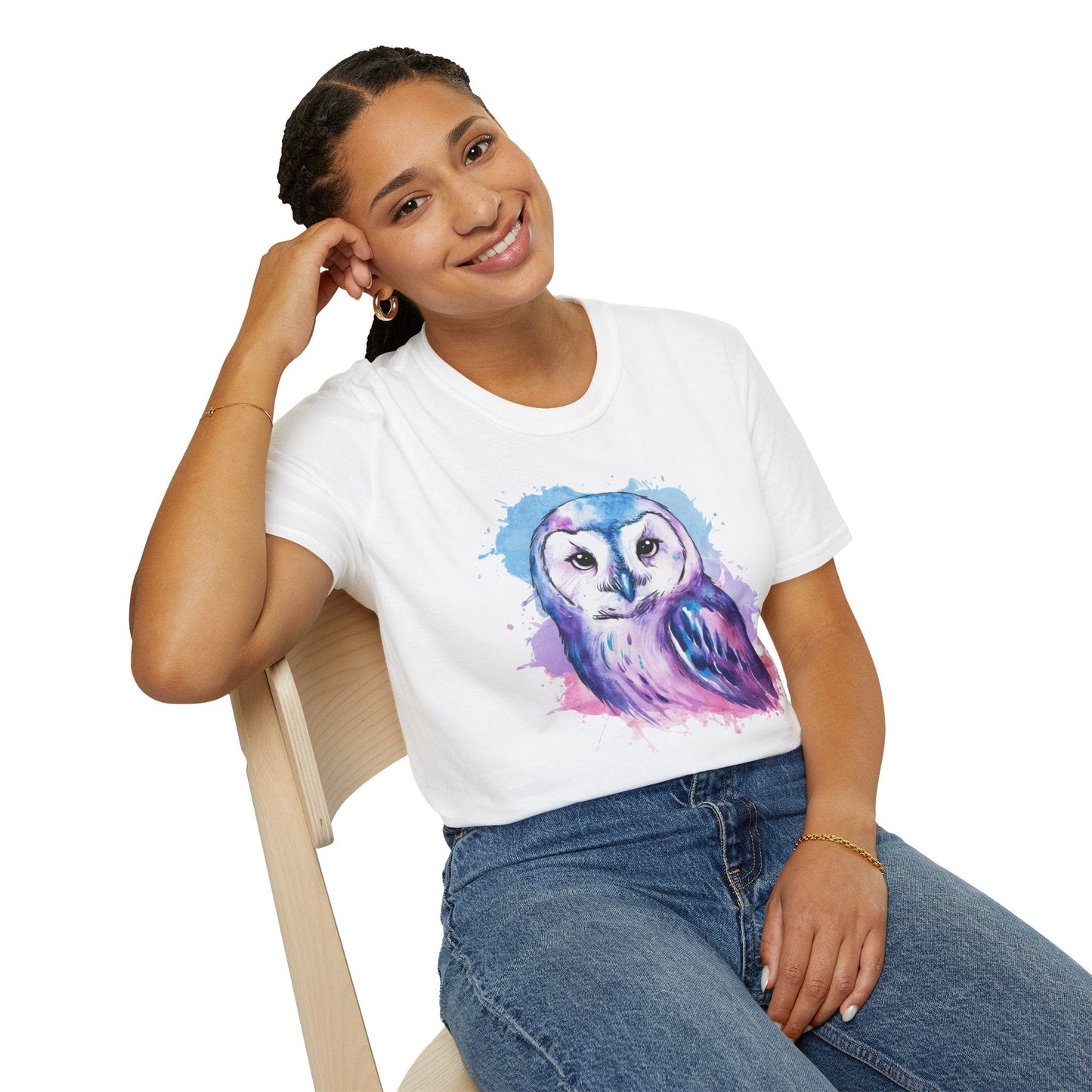 Watercolor Owl T-Shirt