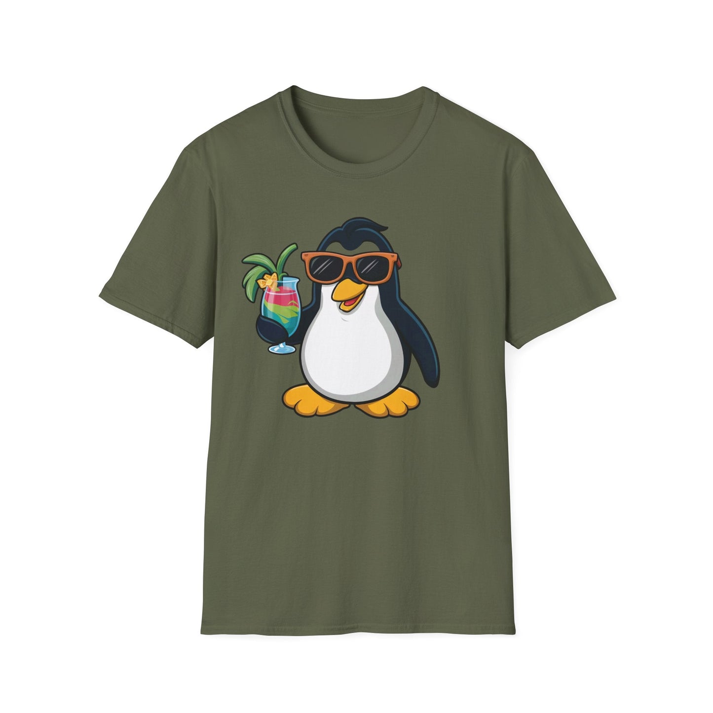 Tropical Penguin T-Shirt