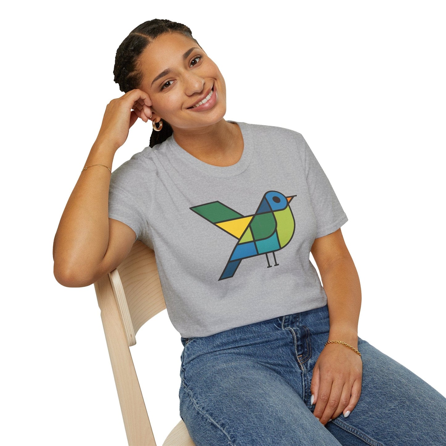 Geometric Bird T-Shirt