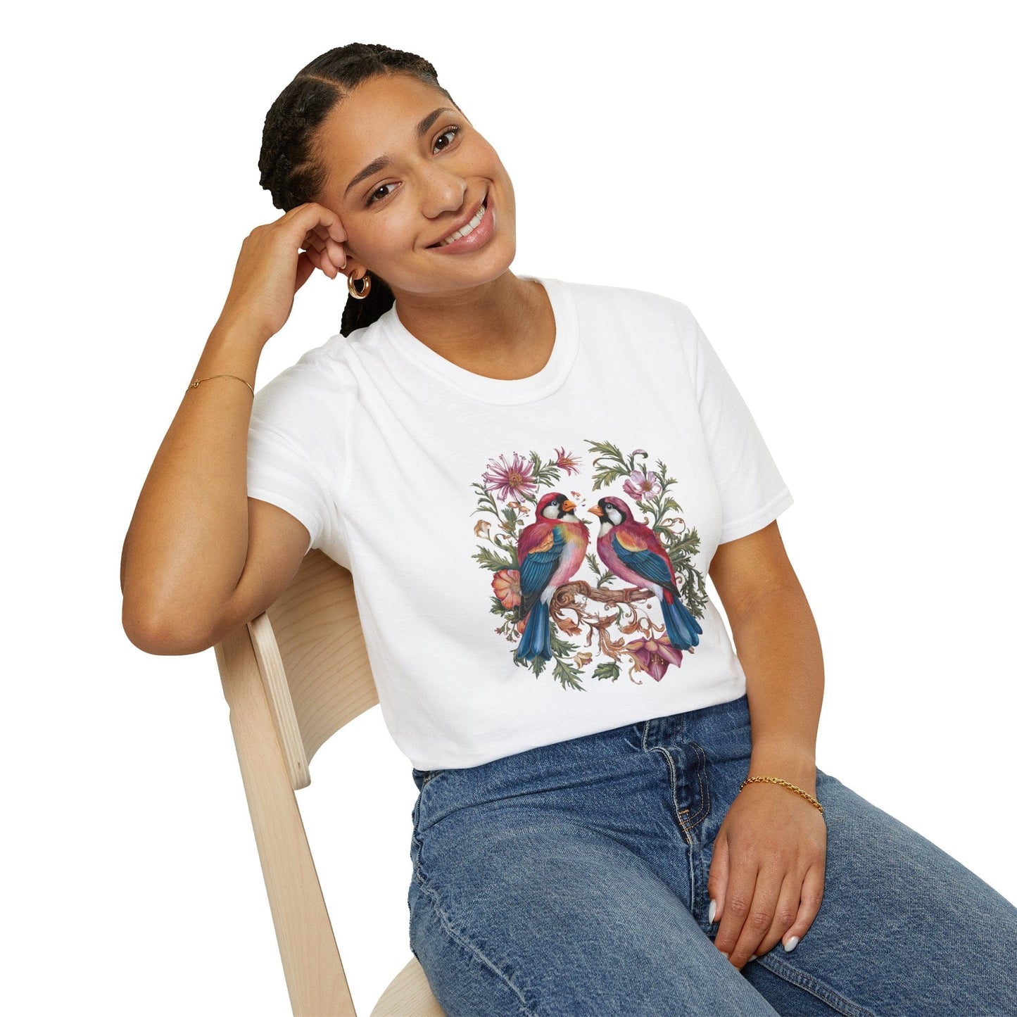 Lovebirds Bouquet T-Shirt