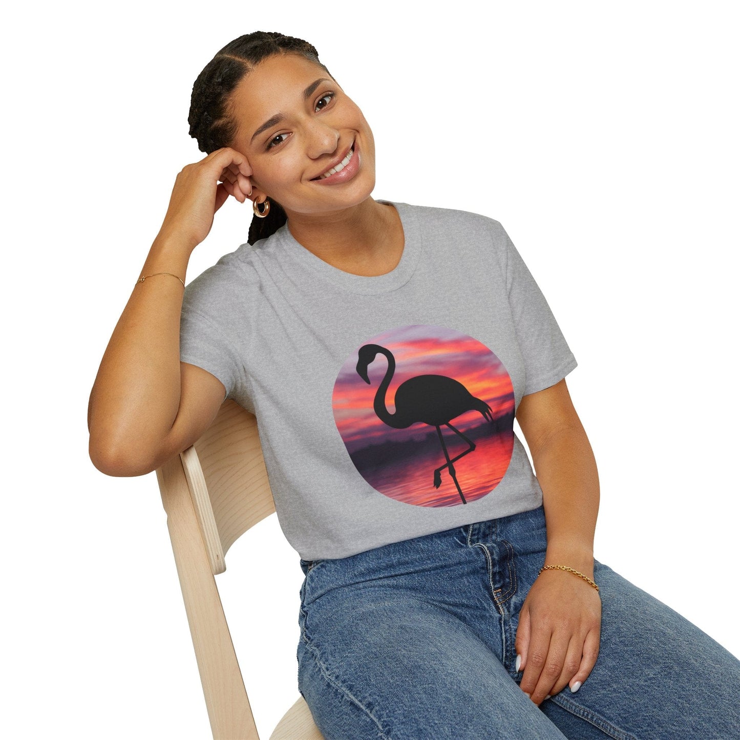 Sunset Flamingo T-Shirt