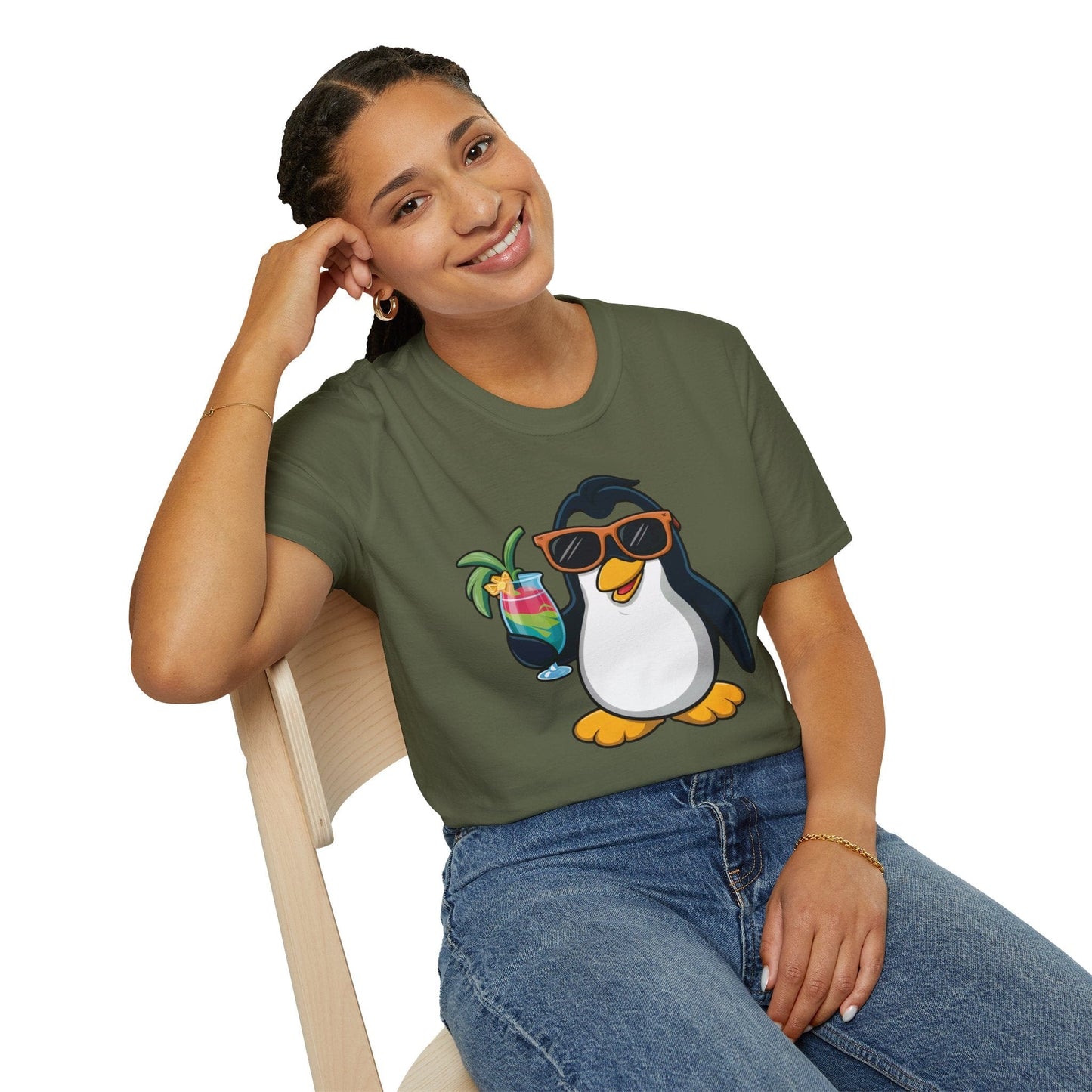 Tropical Penguin T-Shirt