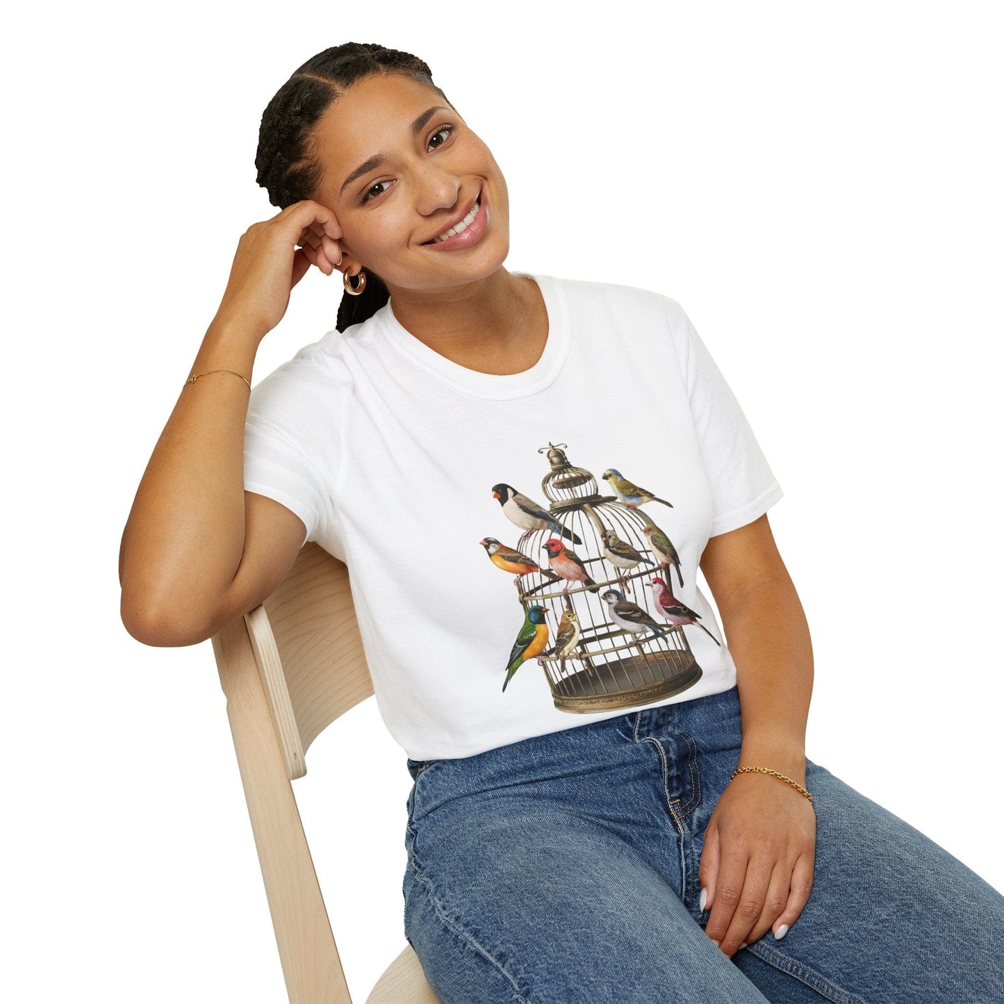 Vintage Bird Cage T-Shirt