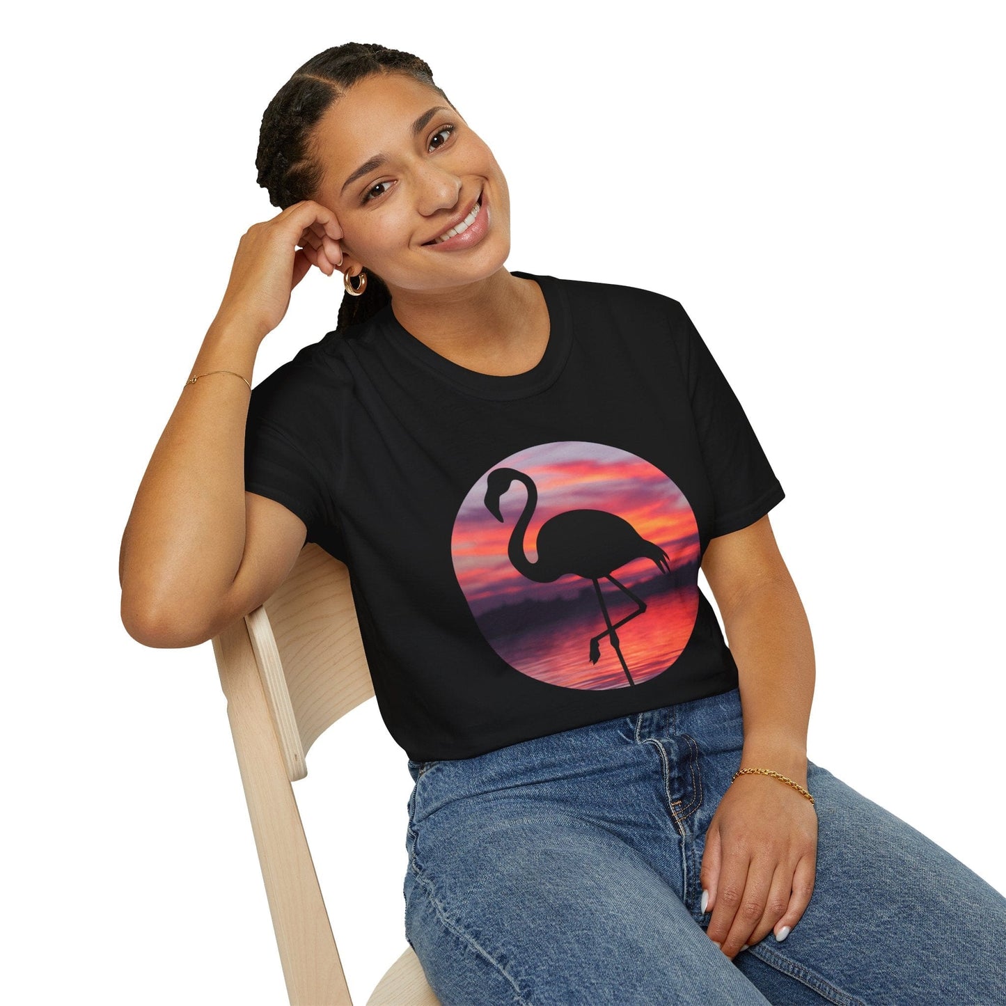 Sunset Flamingo T-Shirt
