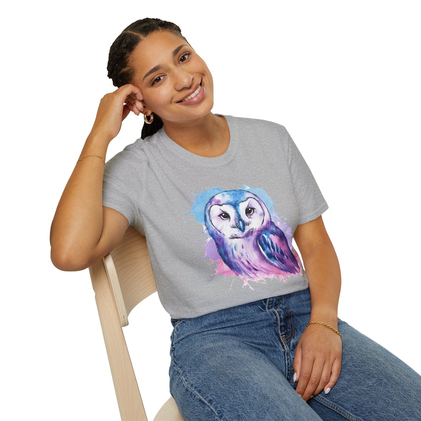 Watercolor Owl T-Shirt