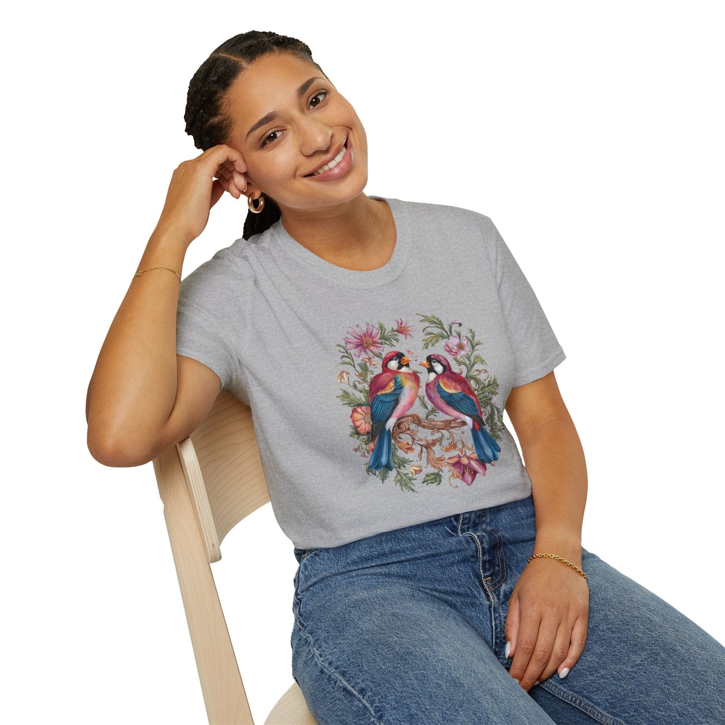 Lovebirds Bouquet T-Shirt