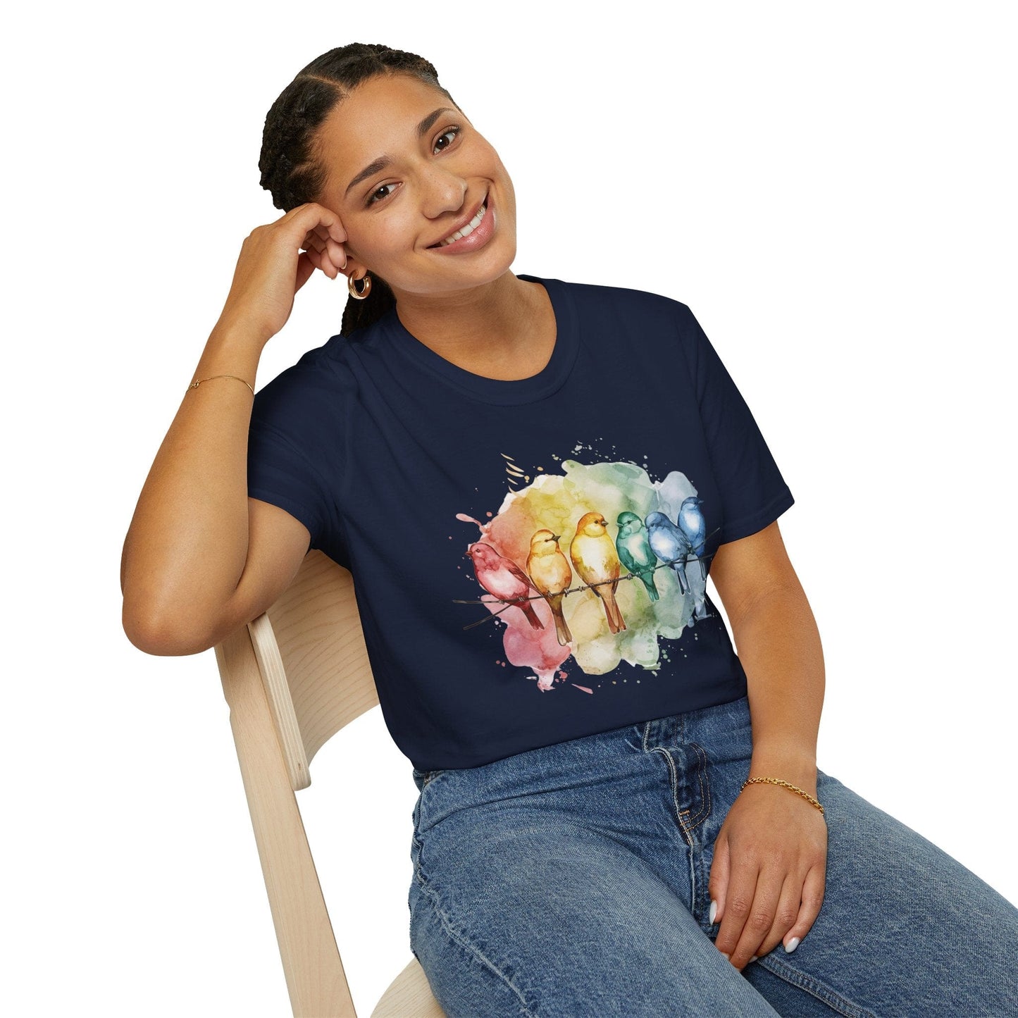 Watercolor Birds T-Shirt
