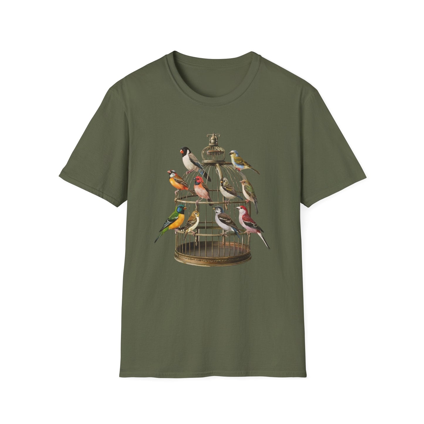 Vintage Bird Cage T-Shirt