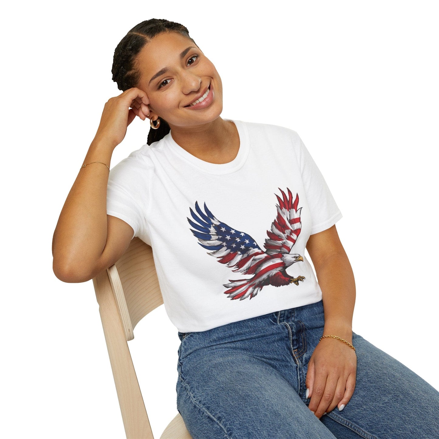 Patriotic Soaring Eagle T-Shirt