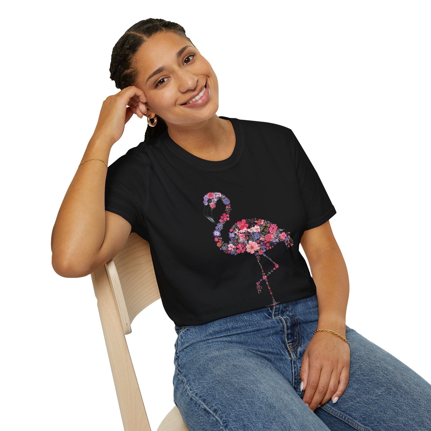 Floral Flamingo T-Shirt