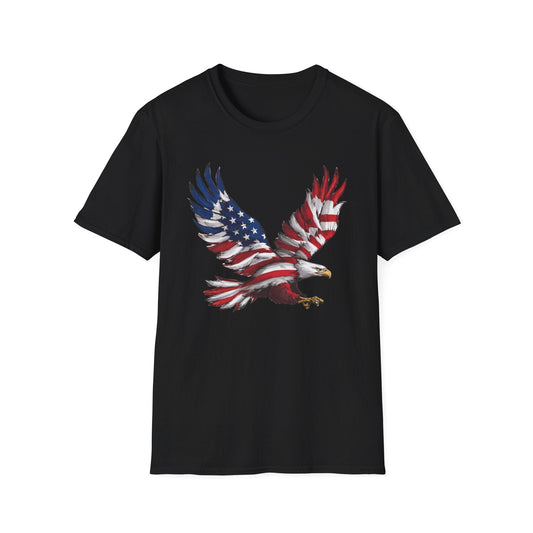 Patriotic Soaring Eagle T-Shirt