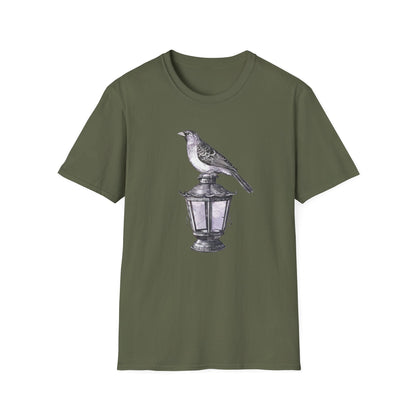 Vintage Lantern Bird T-Shirt
