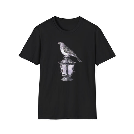 Vintage Lantern Bird T-Shirt