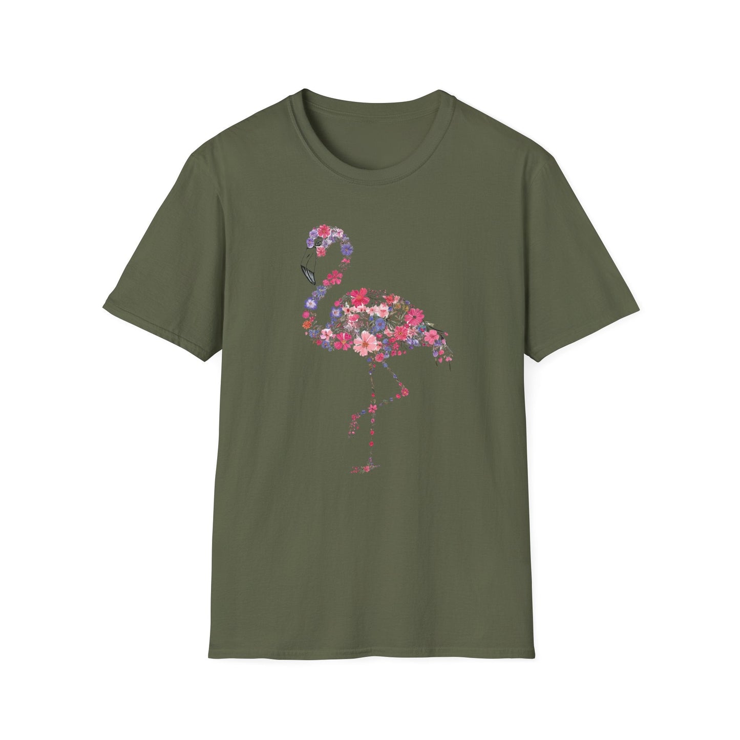 Floral Flamingo T-Shirt