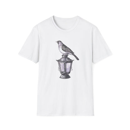 Vintage Lantern Bird T-Shirt