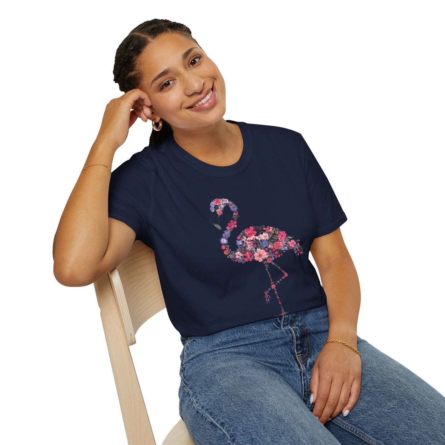 Floral Flamingo T-Shirt