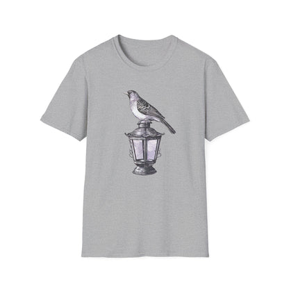 Vintage Lantern Bird T-Shirt